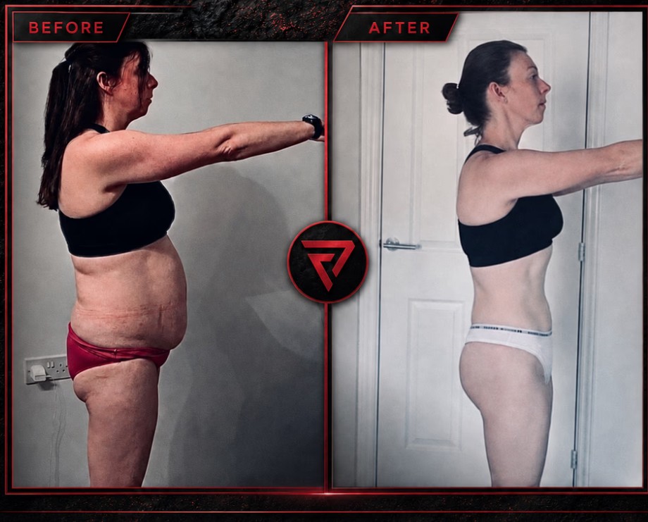 Bev M before and after — Precision Coaching, 26 weeks